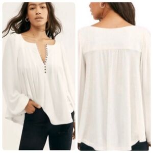 Free People DEVIN KNIT TOP SIZE SMALL